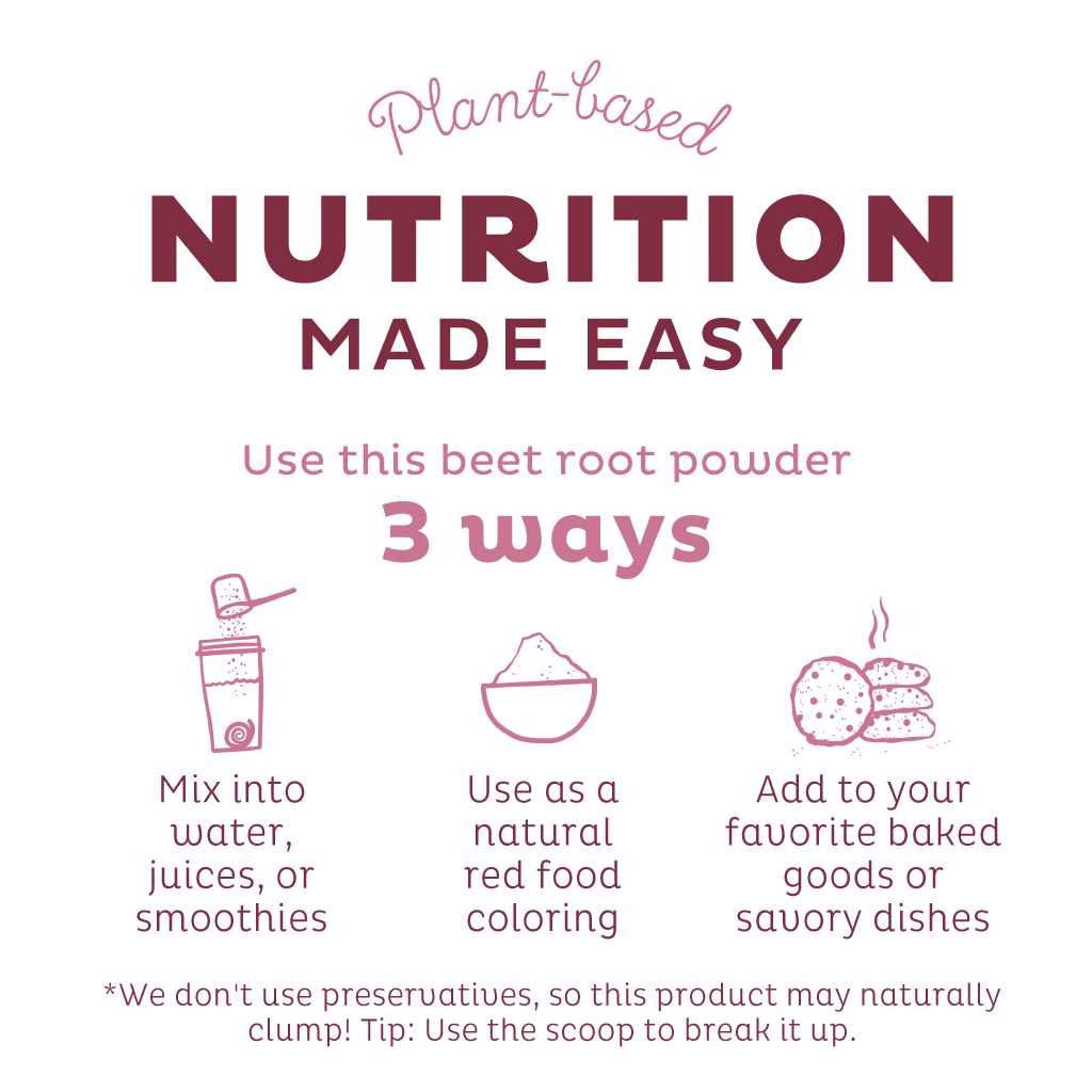 Organic Beet Root Powder, 50 servings - Image 4