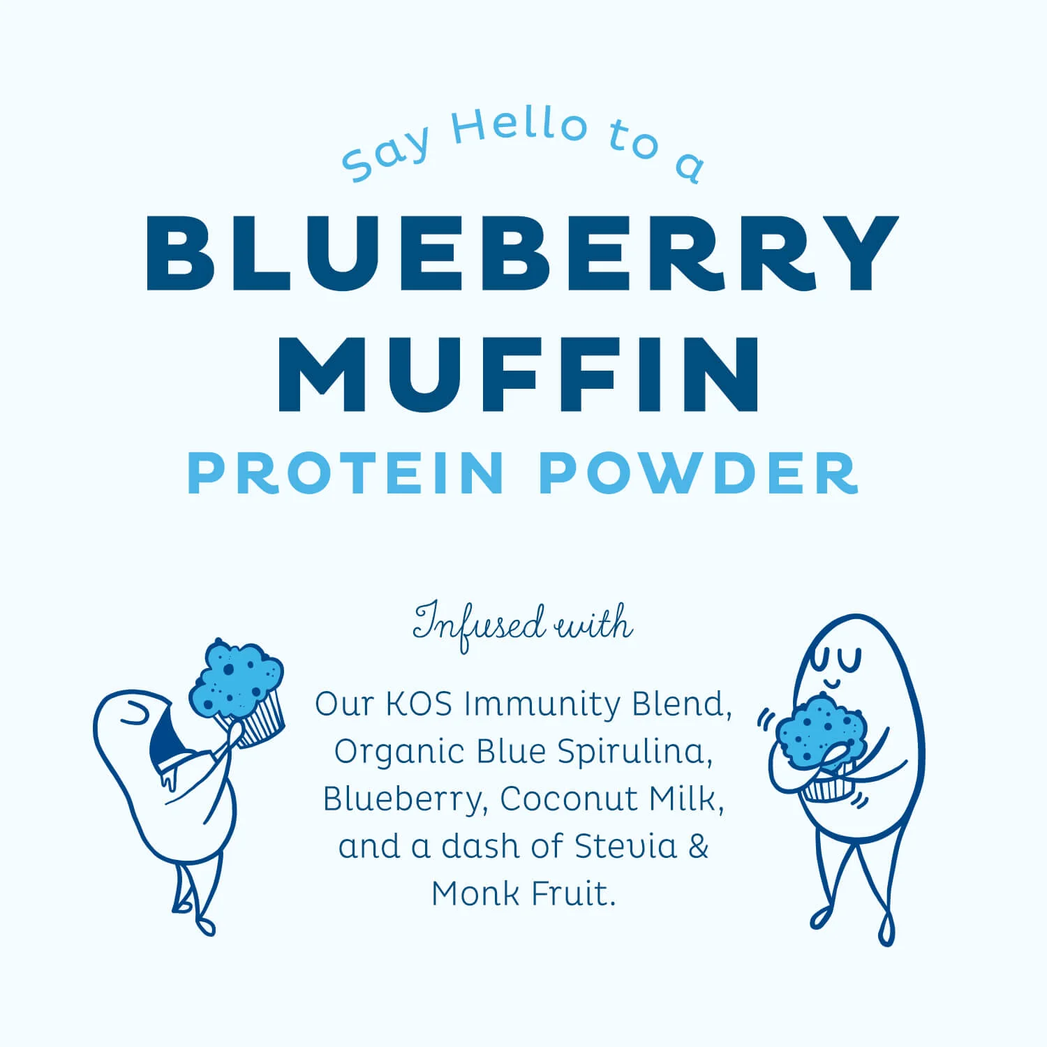 KOS Organic Plant Protein, Blueberry Muffin, 15 servings - Image 3