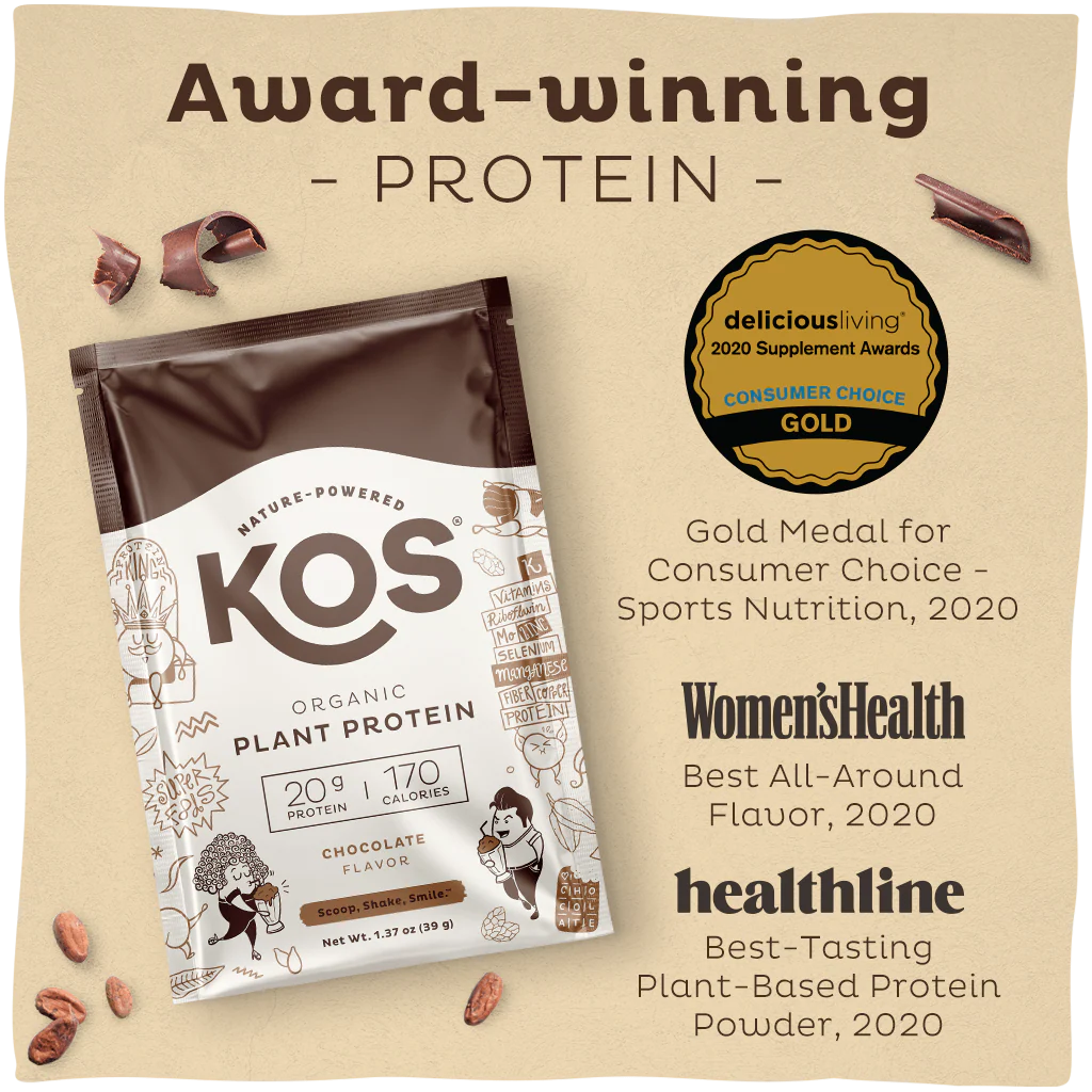 Organic Plant Protein, Chocolate, Single Serving - Image 4