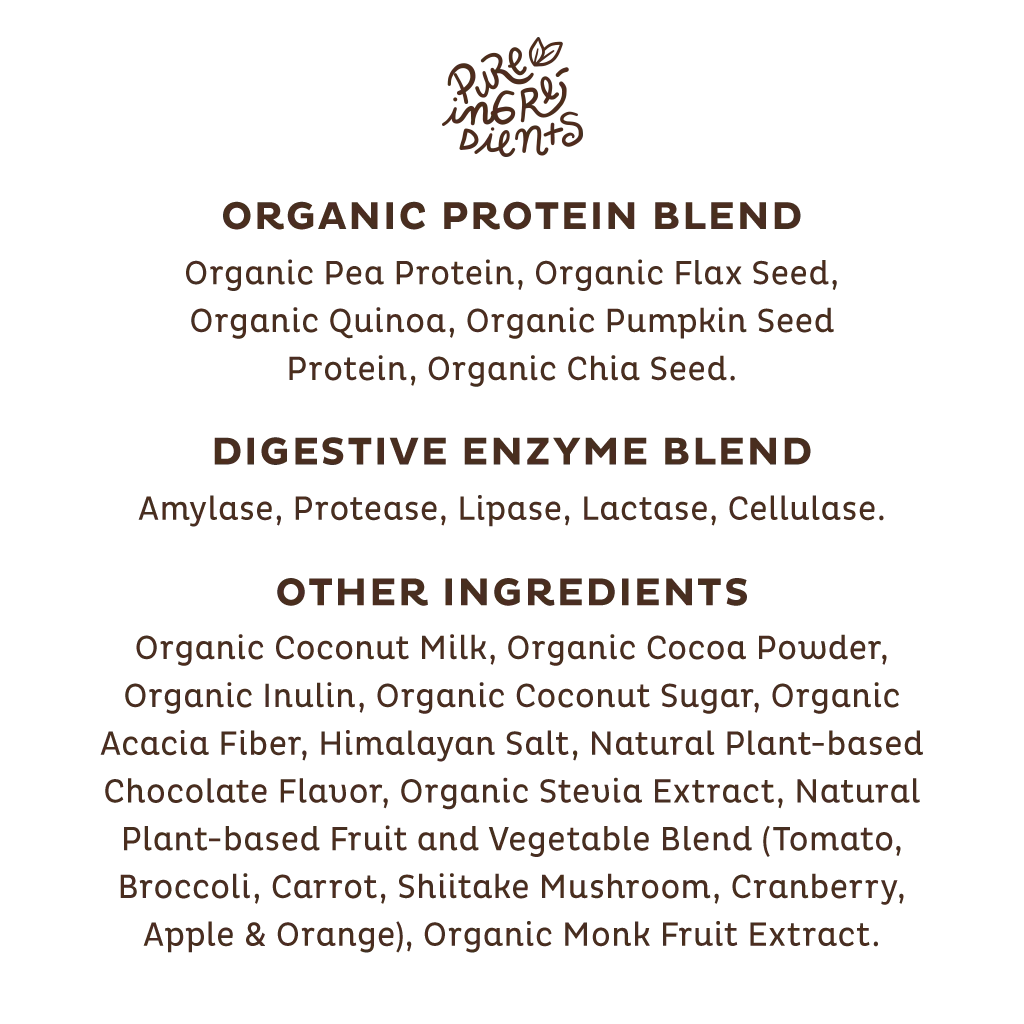 Organic Plant Protein, Chocolate, Single Serving - Image 7