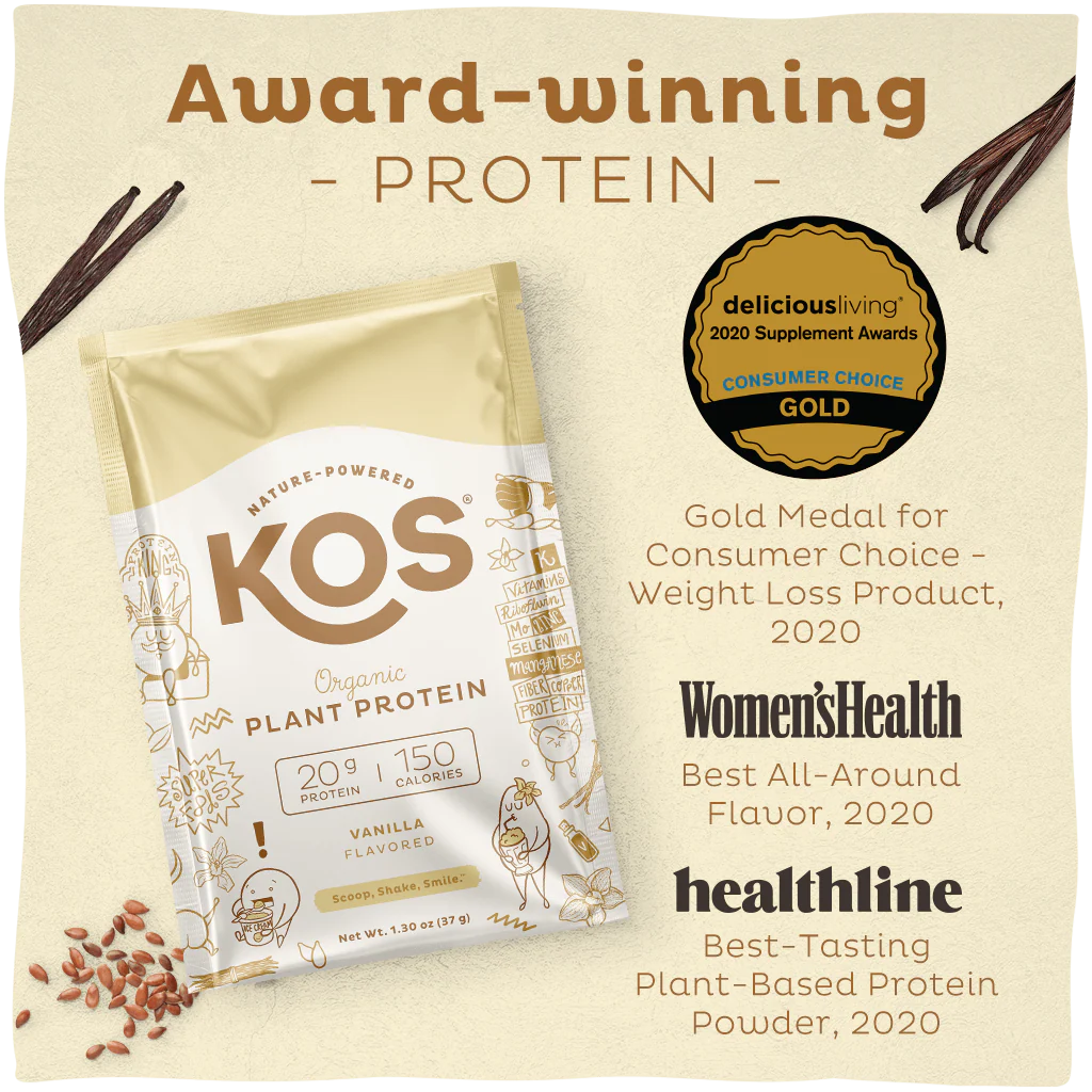 Organic Plant Protein, Vanilla, Single Serving - Image 8